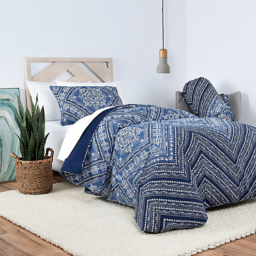 Alternate image 1 for Laundry by SHELLI SEGAL® Elysian Reversible Twin/Twin XL Comforter Set in Blue
