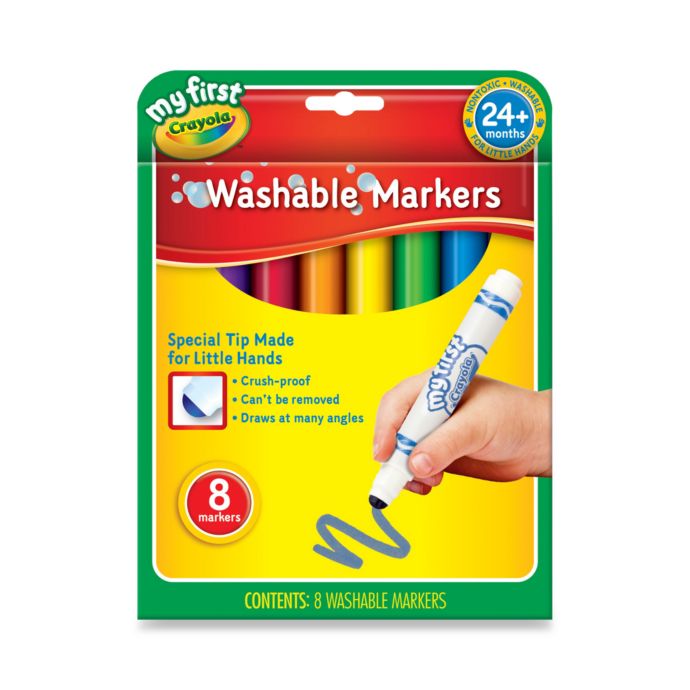 Crayola® My First Washable Markers (8Count) Bed Bath & Beyond