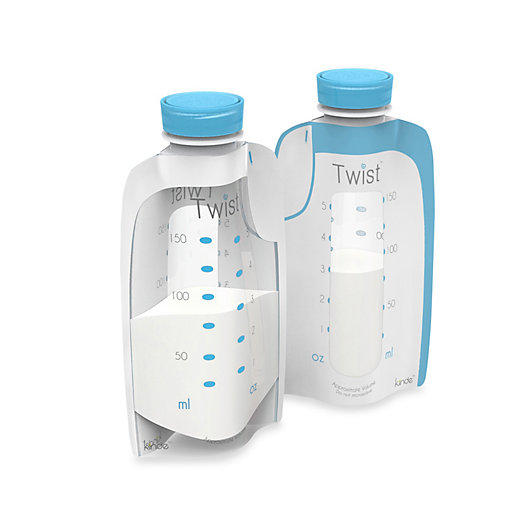 Alternate image 1 for Kiinde™ Twist Pouch 40-Count 6 oz. Direct-Pump Breastmilk Storage Pouches