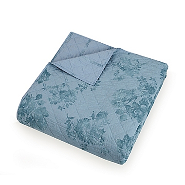 Bee &amp; Willow&trade; Crystal Rose Reversible Twin Quilt in Seaglass. View a larger version of this product image.