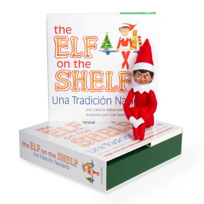 The Elf on the Shelf® Una Tradicion Navidena Book Set with Girl Elf