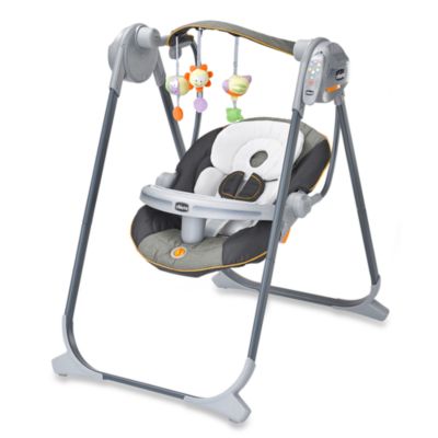 baby swing with tray