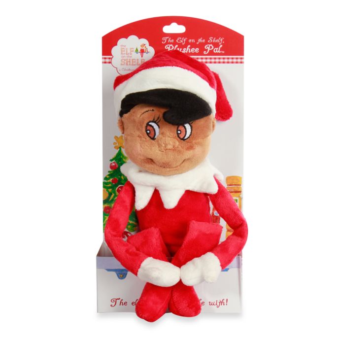 The Elf on the Shelf® Boy Plushee Pal in Dark Skin Tone Bed Bath and