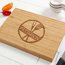 Family Brand Personalized Bamboo Cutting Board