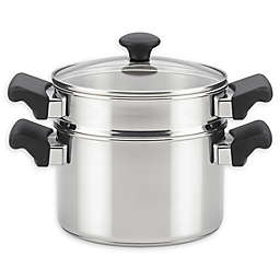 Farberware® Classic Traditions 3 qt. Stainless Steel Covered Sauce Pot and Steamer Insert