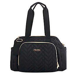 Fisher-Price® Quilted Tote Diaper Bag in Black