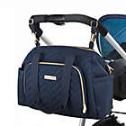 Alternate image 7 for Fisher-Price&reg; Quilted Tote Diaper Bag in Navy