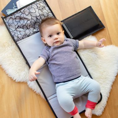 Petunia Pickle Bottom&reg; Nimble Diaper Clutch in Bordeaux. View a larger version of this product image.