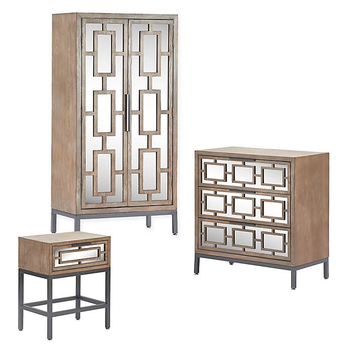 Tommy Hilfiger Hayworth Furniture, Hayworth Mirrored File Cabinet