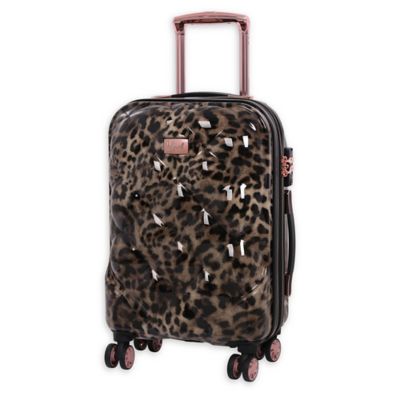 leopard hardside luggage