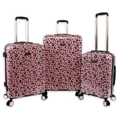 juicy couture black and gold suitcase