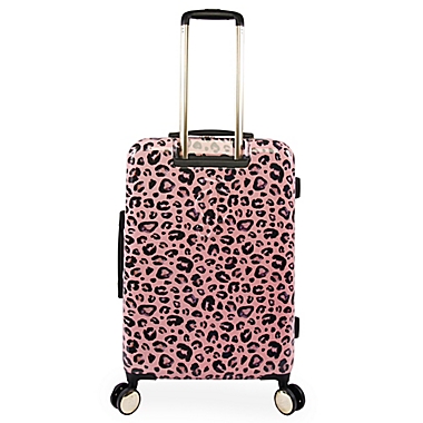 Juicy Couture&reg; Jane 3-Piece Hardside Spinner Luggage Set in Pink Leopard. View a larger version of this product image.