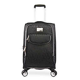 Bebe Carissa 21-Inch Softside Spinner Carry On Luggage in Black