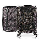 Alternate image 2 for Bebe Carissa 21-Inch Softside Spinner Carry On Luggage in Black