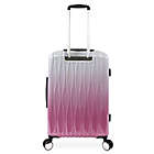 Alternate image 2 for Juicy Couture&reg; Lindsay 3-Piece Hardside Spinner Luggage Set in Fuchsia/Silver