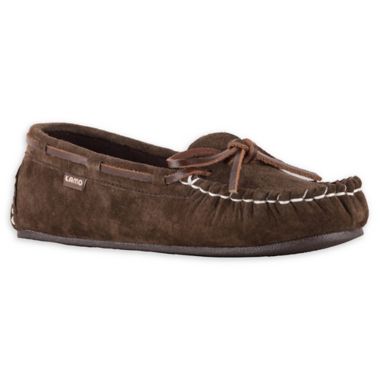 Lamo&reg; Sabrina II Size 7.5 Women's Moccasin in Chocolate. View a larger version of this product image.