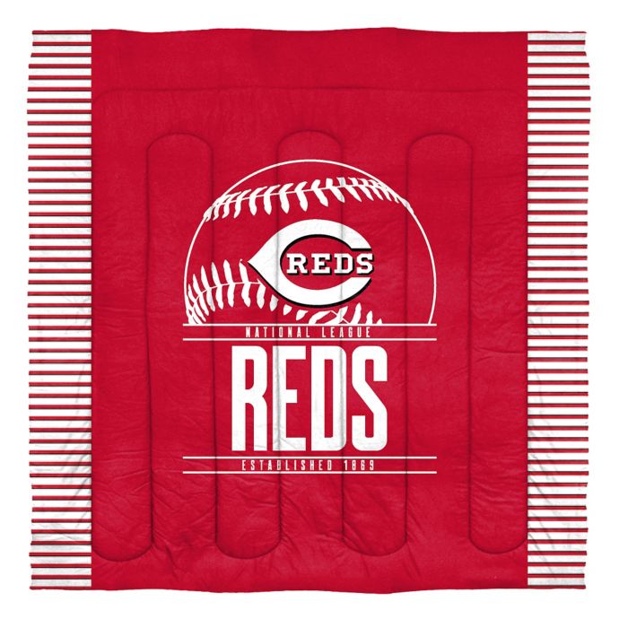 Mlb Cincinnati Reds Grand Slam Comforter Set Bed Bath Beyond