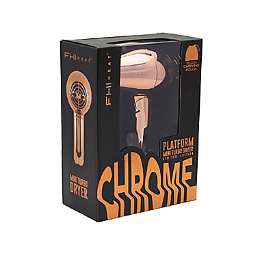 FHI Heat&reg; Platform Mini Turbo Hair Dryer in Rose Gold. View a larger version of this product image.