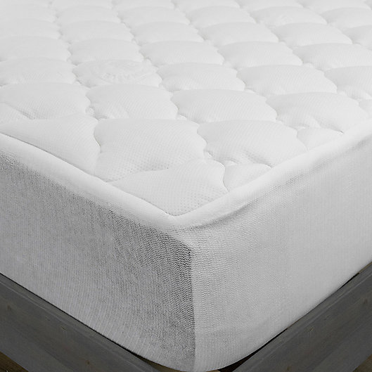 Alternate image 1 for eLuxury Supply® Rayon Made From Bamboo Extra Thick Twin XL Mattress Pad in White
