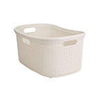 Alternate image 3 for Mind Reader 40-Liter Laundry Basket in Ivory White