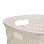 Alternate image 5 for Mind Reader 40-Liter Laundry Basket in Ivory White