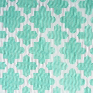 Design Imports 5-Piece Mesh Laundry Bag G Set in Aqua Lattice. View a larger version of this product image.