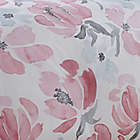Alternate image 5 for Soft Floral Reversible Full Comforter Set in Pink/Grey