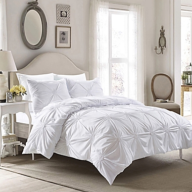 Elise Queen Comforter Set in White. View a larger version of this product image.