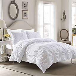 Elise Queen Comforter Set in White