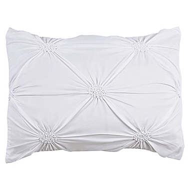 Elise Queen Comforter Set in White. View a larger version of this product image.