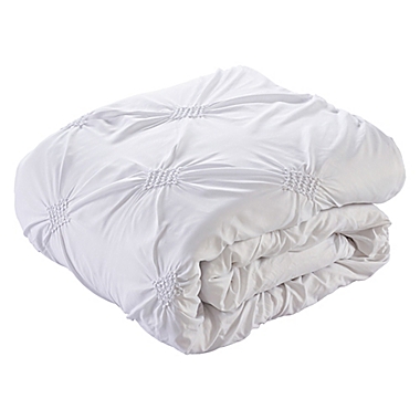 Bella King Comforter Set in White. View a larger version of this product image.