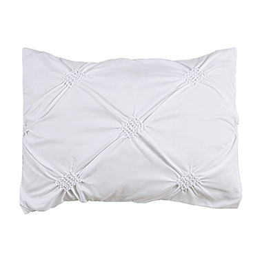 Bella King Comforter Set in White. View a larger version of this product image.