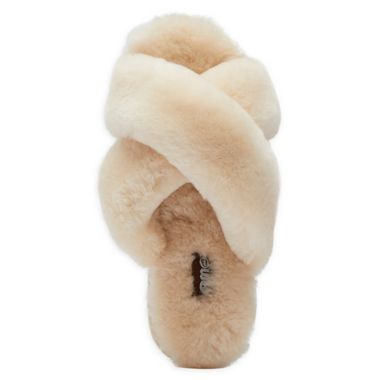 Lamo&reg; Serenity Large Women's Slipper in Cream. View a larger version of this product image.