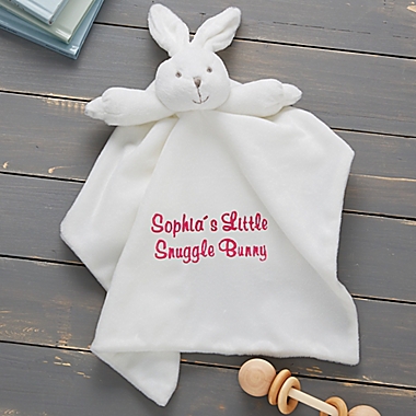 Baby Bunny Security Blanketin White. View a larger version of this product image.