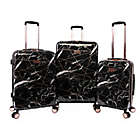 Alternate image 0 for Juicy Couture&reg; 3 -Piece Hardside Spinner Luggage Set in Black Marble