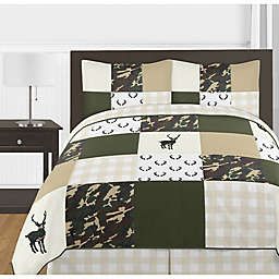 Sweet Jojo Designs® Woodland Camo Full/Queen Comforter Set