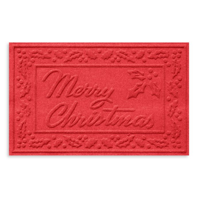 Weather Guard 23 Inch X 35 Inch Merry Christmas Door Mats