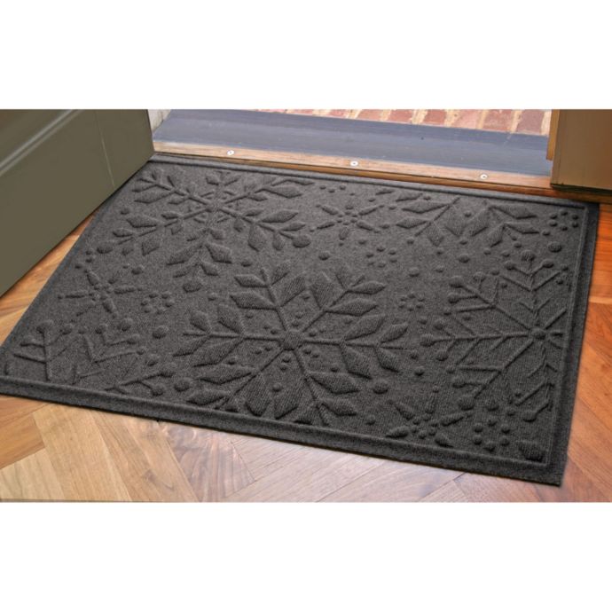 Weather Guard™ 23Inch x 35Inch Snowflake Door Mats Bed Bath & Beyond