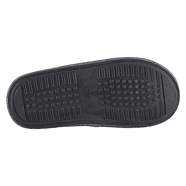 Lamo&reg; Men&#39;s Medium Landon Slippers in Charcoal. View a larger version of this product image.