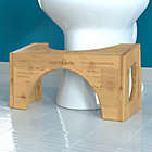 Alternate image 3 for Squatty Potty&reg; Bamboo Flip Toilet Stool