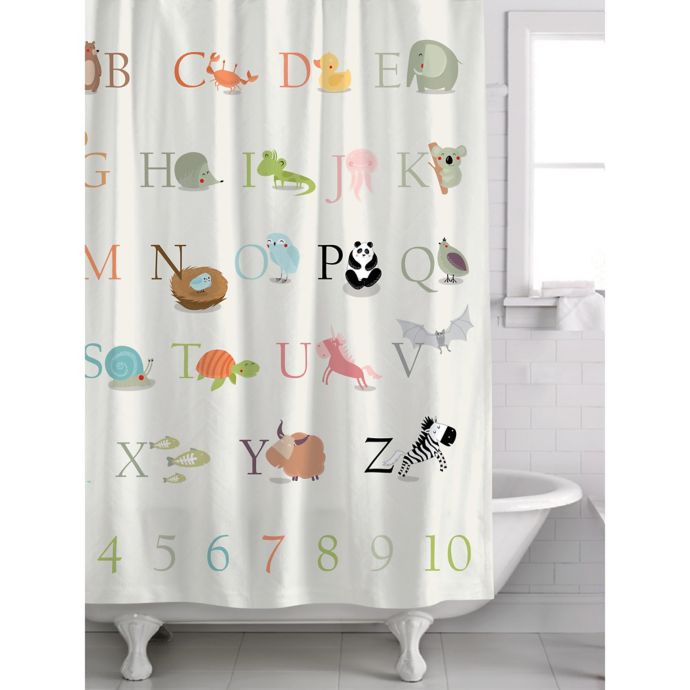 Alphabet Jungle Shower Curtain Bed Bath And Beyond Canada