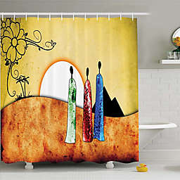 Ambesonne African Shower Curtain
