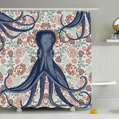 Octopus Shower Curtain Bed Bath Beyond, Octopus Garden Shower Curtains