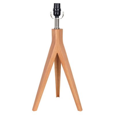 wooden tripod table lamp base