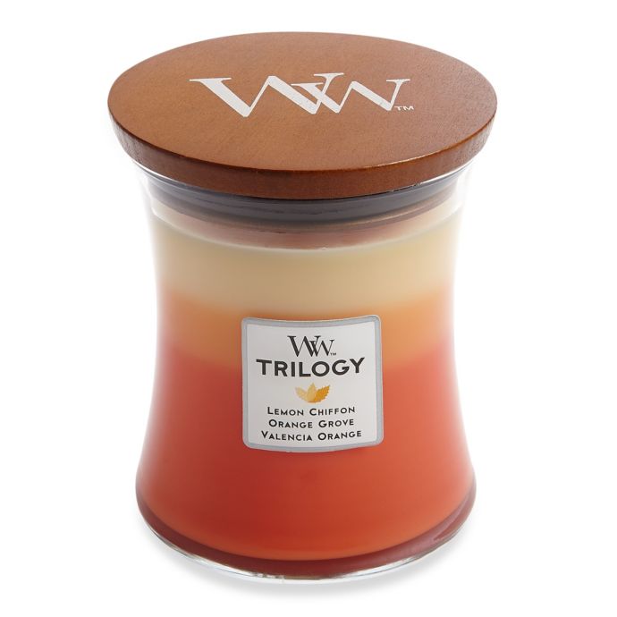 WoodWick® Trilogy Citrus Burst 10 oz. Jar Candle Bed Bath & Beyond