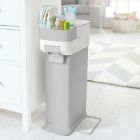 Alternate image 4 for Skip*Hop&reg; Nursery Diaper Pail in Grey/White