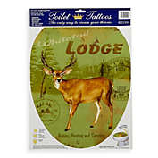Toilet Tattoos&reg; Deer Lodge in Elongated