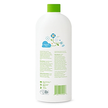 Babyganics&reg; 32 oz. Fragrance-Free Foaming Dish & Bottle Soap Refill. View a larger version of this product image.