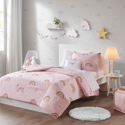 Mi Zone Kids Alicia Bedding Collection, Rainbow Duvet Cover Twin Bed Bath And Beyond