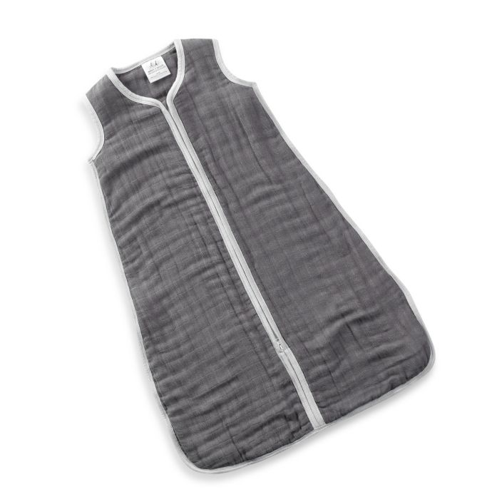 aden + anais® "Dream in Grey" Cozy Muslin Sleeping Bag buybuy BABY